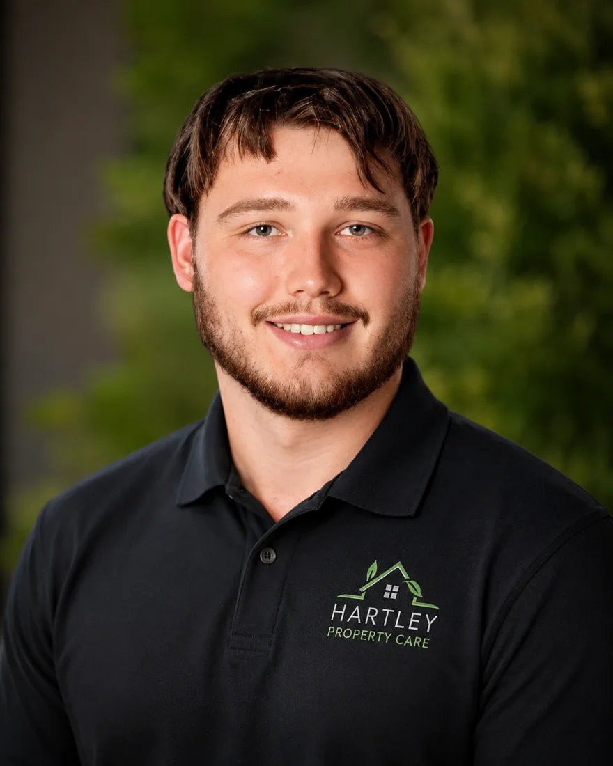 Hayden Hartley, owner of Hartley Property Care